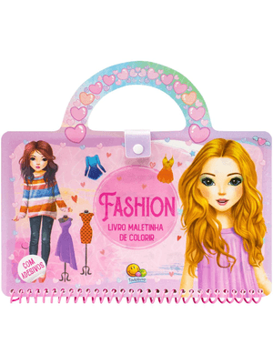 Livro Maletinha de Colorir: Fashion