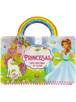 Livro Maletinha de Colorir: Princesas
