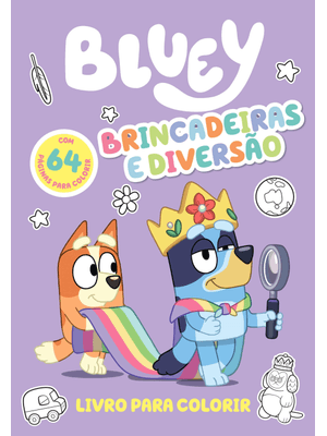 Bluey Livro para Colorir - Brincadeiras e Diversão