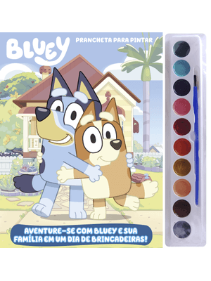 Bluey Prancheta para Pintar com Aquarela