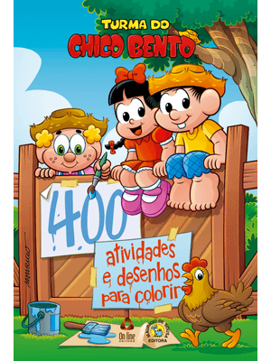 Turma do Chico Bento Livro 400 Atividades e Desenhos para Colorir