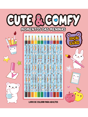 Cute & Comfy Momentos das Meninas - Edição de Luxo - 12 Lápis de Cor