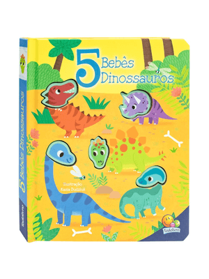 Amiguinhos de Silicone - Toque e Sinta: 5 Bebês Dinossauros