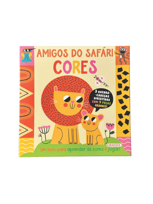 Quebra-Cabeça em Ação: Amigos do Safári - Cores