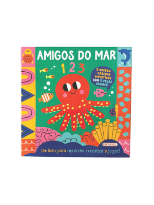 Quebra-Cabeça em Ação: Amigos do Mar - 1 2 3