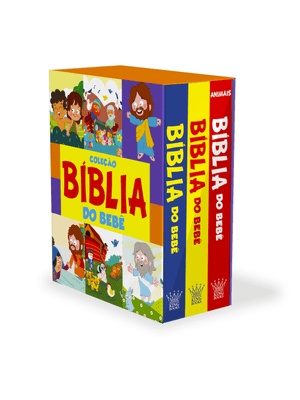 Biblioteca Bíblia do Bebê Vol. 1 - Box com 3 Livrinhos