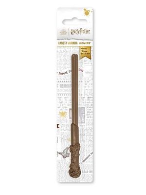 Caneta Esferográfica Preta Varinha Harry Potter 1.0Mm - 10221