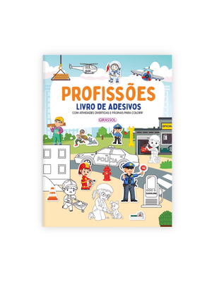 Profissões - Livro de Adesivos