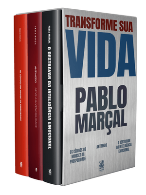 Coleção Transforme Sua Vida - Pablo Marçal - Box com 3 Livros