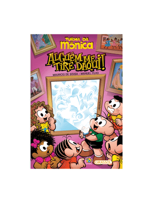 Turma da Mônica - Alguém Me Tire Daqui! - Capa com Realidade Aumentada