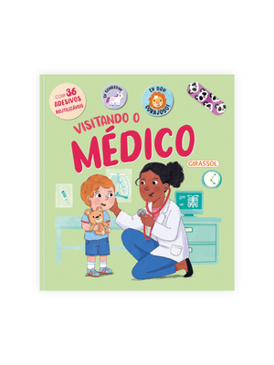Visitando o Médico - com Adesivos Fofos e Reutilizáveis!