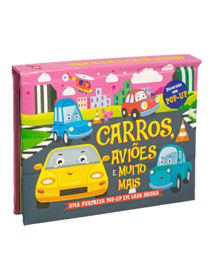 Carros, Aviões e Muito Mais: Uma Surpresa Pop-Up em Cada Página