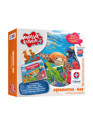 Aquanautas: Mar - Massa Estrela - Superlivro Interativo com Massinha, Faquinha e Cenário
