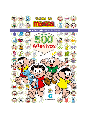 500 Adesivos Turma da Mônica