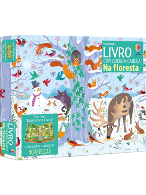 Na Floresta: Livro com Quebra-Cabeça