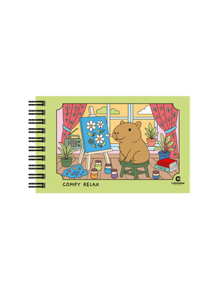 Comfy Relax Verde - Capa Dura com Wire-O