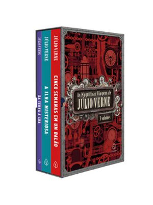 As Magníficas Viagens de Júlio Verne - Box com 3 Livros