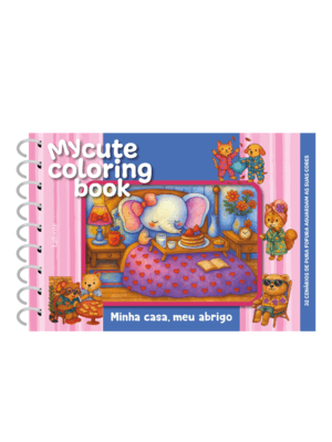 Minha Casa, Meu Abrigo - Capa Dura Espiral: My Cute Coloring Book