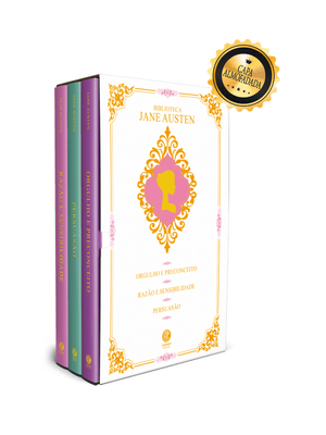 Biblioteca Jane Austen - Box com 3 Livros - Edição de Luxo