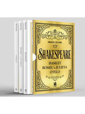 Biblioteca de Ouro - Shakespeare - Box com 3 Livros