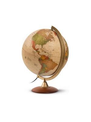 Globo Terrestre Colombo Creation Antigo Ss Portugues com Luz - 30 Cm