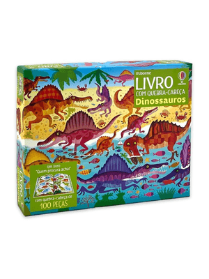 Dinossauros: Livros com Quebra-Cabeças
