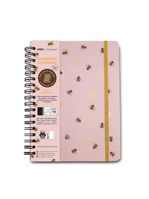Caderno Espiral Melissa Pautado 17X24 Colmeia