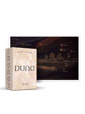 Box Duna: Segunda Trilogia + Pôster Cronologia Duna