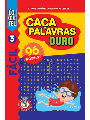 Livro Coquetel Caça-Palavras Ouro 3