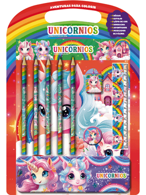 Unicórnios Aventuras para Colorir