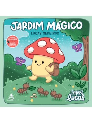 Jardim Mágico - Livro de Colorir Cores do Lucas