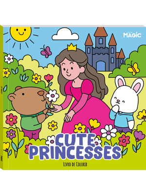 Cute Princesses - Livro de Colorir
