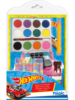 Hot Wheels - Minikit com Aquarela