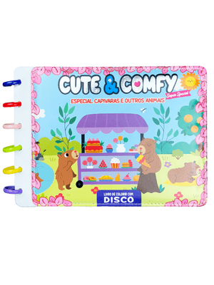 Cute & Comfy Super Special - Capivaras e Outros Animais - Encadernação em Disco