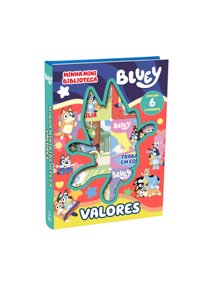 Bluey Minha Mini Biblioteca - Valores