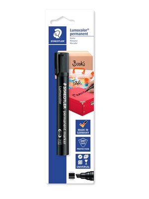 Marcador Permanente 2,0 a 5,0 Mm Lumocolor Preto - 350-9 Bk-1