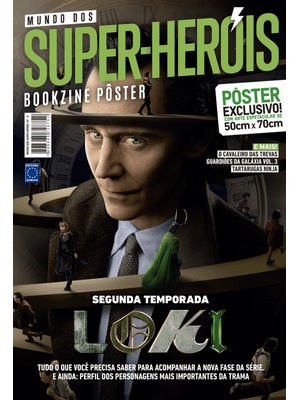 Loki Segunda Temporada (Versão Lisa, sem Dobras, Enviada em Tubo Protetor) - Superpôster Mundo dos S