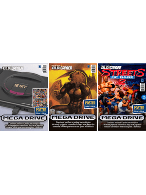 Mega Drive - Arte A+B+C - Superpôster Old!Gamer
