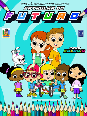 Patrulha do Futuro para Colorir
