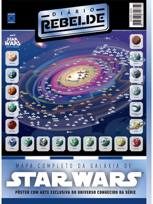 Pôster Diário Rebelde - Star Wars: Mapa Completo da Galáxia