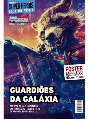 Rocket - Guardiões da Galáxia Vol 3 (Versão Lisa, sem Dobras, Enviada em Tubo Protetor) - Superpôste