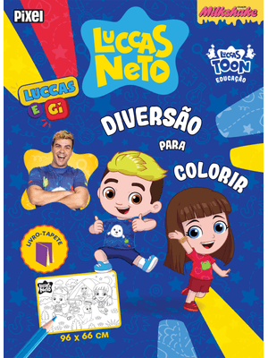 Luccas e Gi: Diversão para Colorir!: Livro-Tapete