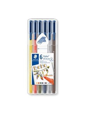 Caneta Staedtler Triplus Color Boho 1.0Mm C/6 Cores - 323Sb6cs13