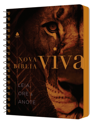 Nova Bíblia Viva - Leia, Ore e Anote - Leão Força e Poder: com Abas Adesivas e Palavras de Jesus em