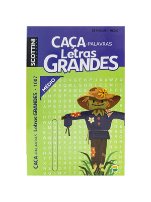 Scottini Caça-Palavras Letras Grandes (96P) N.1007 (Médio)