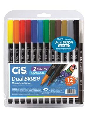 Marcador Dual Brush C/12 Sort - 56.7200