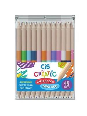 Lápis Criatic Mini Duo C/24 Lápis e 48 Cores - 5.7904