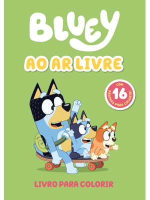 Bluey Ao Ar Livre Livro para Colorir