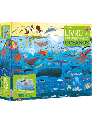 Oceanos: Livro com Quebra-Cabeça