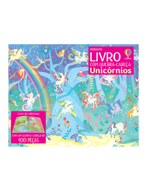 Unicórnios: Livro com Quebra-Cabeças